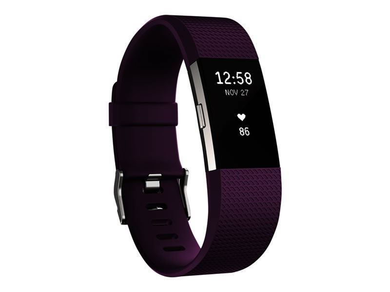 Fitbit Charge 2 Plata Pequeno